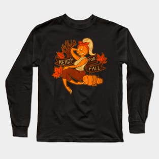 Ready For Fall Pumpkin Gal Long Sleeve T-Shirt